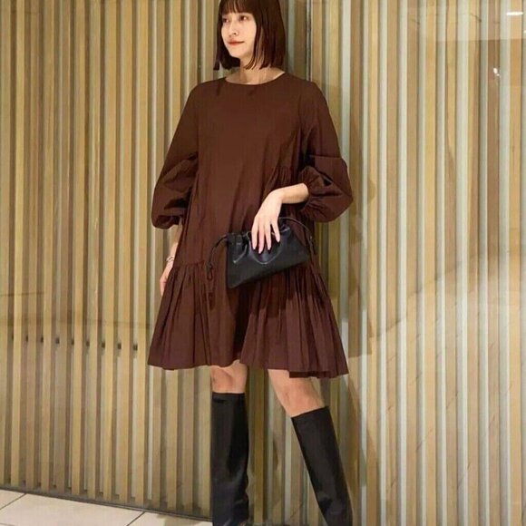 MERLETTE×TOMORROWLAND BYWARD ワンピース べージュ BYWARD Dress X